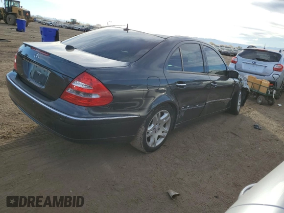 2003 Mercedes-Benz E-Class 5.0L with VIN WDBUF70J83A205550, listed as a Copart auction lot 76399474 with 118,646 mi miles and Salvage Title. Bid and sale history available at carsss.com. Image 3.