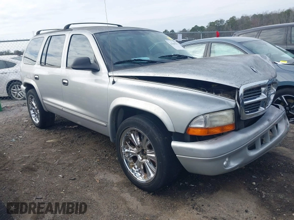 2002 Dodge Durango z VIN 1B4HR48N72F124778, wystawiony jako IAAI lot #41505251 z przebiegiem 264 232 mil mil oraz . Historia ofert i sprzedaży dostępna na DreamBid. Obrazek 1.