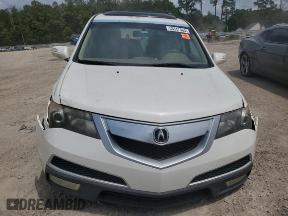 2012 Acura MDX z VIN 2HNYD2H20CH516393, wystawiony jako Copart lot #55347985 z przebiegiem 139 893 mil mil oraz Szkoda całkowita • Salvage title. Historia ofert i sprzedaży dostępna na DreamBid. Obrazek 5.