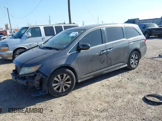 2015 Honda Odyssey EX-L z VIN 5FNRL5H64FB081051, wystawiony jako IAAI lot #42006508 z przebiegiem 154 923 mil mil oraz . Historia ofert i sprzedaży dostępna na DreamBid. Obrazek 17.