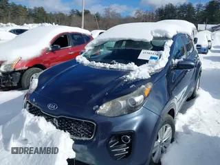 2017 Kia Sportage LX with VIN KNDPMCAC5H7296441, listed as a IAAI auction lot 41585438 with 162,072 mi miles and . Bid and sale history available at carsss.com. Image 2.