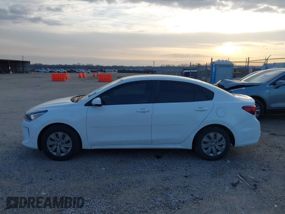 2019 Kia Rio S with VIN 3KPA24ABXKE215756, listed as a IAAI auction lot 41556461 with 122,300 mi miles. Bid and sale history available at carsss.com. Image 14.