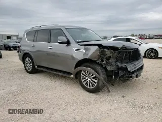 2021 Nissan Armada SL with VIN JN8AY2BAXM9370571, listed as a Copart auction lot 83081584 with 77,776 mi miles and Salvage Title. Bid and sale history available at carsss.com. Image 11.