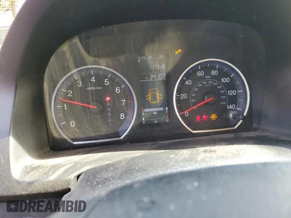 2008 Honda CR-V LX with VIN JHLRE38368C029945, listed as a Copart auction lot 43479775 with 117,318 mi miles and Salvage Title. Bid and sale history available at carsss.com. Image 9.