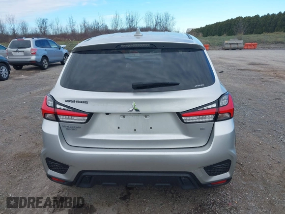 2021 Mitsubishi Outlander Sport ES with VIN JA4ARUAUXMU017447, listed as a IAAI auction lot 40863896 with 83,627 mi miles. Bid and sale history available at carsss.com. Image 16.