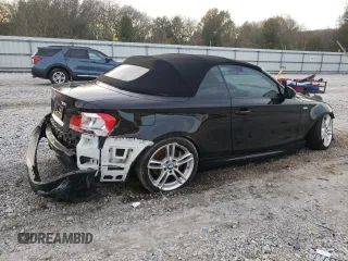 2013 BMW 1 Series 135i with VIN WBAUN7C53DVM27505, listed as a Copart auction lot 80057664 with 120,653 mi miles and Clean Title. Bid and sale history available at carsss.com. Image 3.