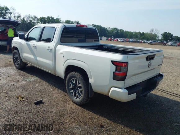 2023 Nissan Frontier SV with VIN 1N6ED1FK1PN652290, listed as a IAAI auction lot 42443397 with 38,876 mi miles and . Bid and sale history available at DreamBid. Image 3.