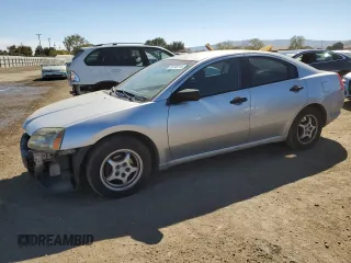 2004 Mitsubishi Galant DE with VIN 4A3AB26F04E144255, listed as a Copart auction lot 75752214 with 146,490 mi miles and Salvage Title. Bid and sale history available at carsss.com. Image 1.