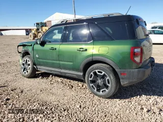 2024 Ford Bronco Sport Outer Banks z VIN 3FMCR9C66RRF41392, wystawiony jako Copart lot #46847235 z przebiegiem 385 mil mil oraz Szkoda całkowita • Salvage title. Historia ofert i sprzedaży dostępna na DreamBid. Obrazek 2.