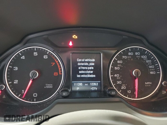 2014 Audi Q5 Premium Plus with VIN WA1LFAFP6EA059507, listed as a Copart auction lot 64691875 with 111,390 mi miles and Clean title. Bid and sale history available at DreamBid. Image 9.