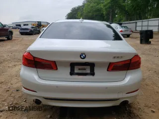 2018 BMW 5 Series 530i with VIN WBAJA5C53JG898430, listed as a Copart auction lot 54243195 with 129,854 mi miles and Salvage title. Bid and sale history available at DreamBid. Image 6.