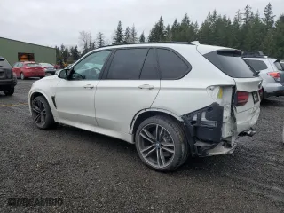2015 BMW X5 M with VIN 5YMKT6C54F0C89266, listed as a Copart auction lot 45340675 with 22,347 mi miles and Salvage Title. Bid and sale history available at carsss.com. Image 2.