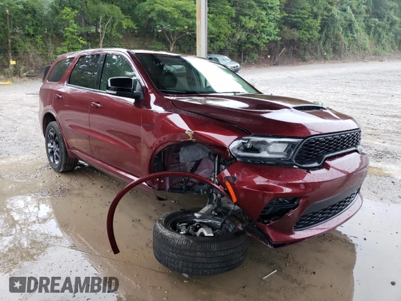 2022 Dodge Durango R/T with VIN 1C4SDHCT0NC217958, listed as a Copart auction lot 62936943 with 18,728 mi miles and Clean title. Bid and sale history available at DreamBid. Image 4.