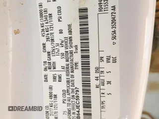 2018 Ford F-250 XL с VIN 1FT7W2B64JEC59797, выставлен на аукционе Copart как лот 62522465 с пробегом 174 880 миль миль и Чистый • Clean title. История ставок и продаж доступна на DreamBid. Изображение 12.