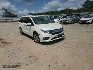 2019 Honda Odyssey EX-L with VIN 5FNRL6H70KB084425, listed as a Copart auction lot 46252375 with 64,128 mi miles and Salvage Title. Bid and sale history available at carsss.com. Image 12.