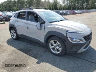 2022 Hyundai Kona SEL with VIN KM8K3CAB7NU878862, listed as a Copart auction lot 52920055 with 18,774 mi miles and Salvage Title. Bid and sale history available at carsss.com. Image 4.