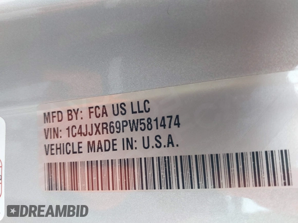 2023 Jeep Wrangler Rubicon with VIN 1C4JJXR69PW581474, listed as a IAAI auction lot 41697016 with 25,775 mi miles and . Bid and sale history available at DreamBid. Image 9.
