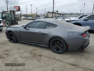 2024 Ford Mustang GT with VIN 1FA6P8CF2R5411295, listed as a Copart auction lot 54586825 with 12,307 mi miles and Salvage Title. Bid and sale history available at carsss.com. Image 2.
