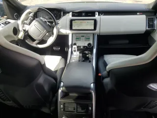 2022 Land Rover Range Rover Sport SVR with VIN SALWZ2RE0NA238645, listed as a Copart auction lot 77895924 with 8,137 mi miles and Salvage Title. Bid and sale history available at DreamBid. Image 8.