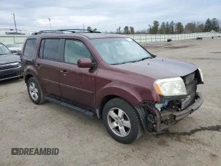 2009 Honda Pilot EX-L with VIN 5FNYF48639B022221, listed as a Copart auction lot 50955875 with 158,477 mi miles and Salvage Title. Bid and sale history available at carsss.com. Image 4.