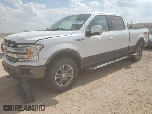 2018 Ford F-150 XL with VIN 1FTFW1E55JKC22896, listed as a Copart auction lot 53900025 with 0 mi miles and Salvage Title. Bid and sale history available at carsss.com. Image 1.