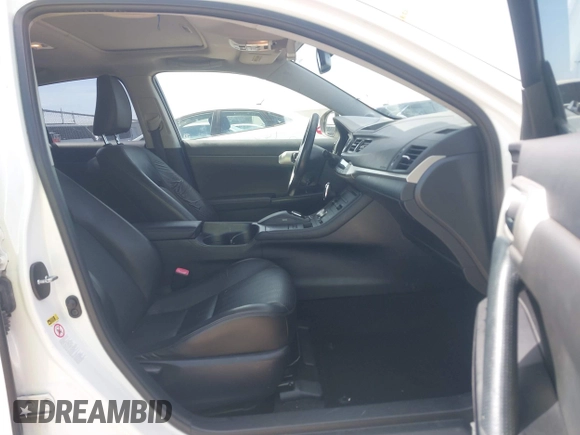 2012 Lexus CT CT 200h with VIN JTHKD5BH6C2094938, listed as a IAAI auction lot 41823429 with 164,485 mi miles and . Bid and sale history available at carsss.com. Image 5.