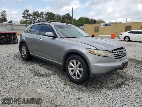 2008 Infiniti FX with VIN JNRAS08W68X201069, listed as a Copart auction lot 51753485 with 196,330 mi miles and Salvage Title. Bid and sale history available at DreamBid. Image 4.