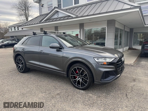 2019 Audi Q8 Premium Plus with VIN WA1EVAF10KD015763, listed as a Copart auction lot 52461255 with 134,540 mi miles and Clean Title. Bid and sale history available at carsss.com. Image 1.