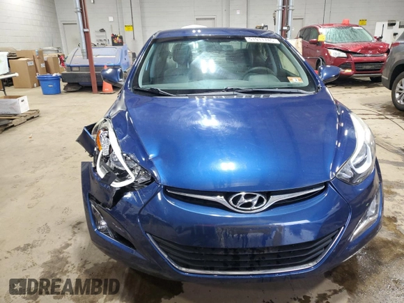 2015 Hyundai Elantra SE with VIN 5NPDH4AE7FH582461, listed as a Copart auction lot 51911745 with 49,610 mi miles and Salvage Title. Bid and sale history available at carsss.com. Image 5.
