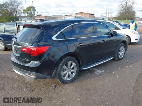 2014 Acura MDX Advance with VIN 5FRYD4H85EB037562, listed as a IAAI auction lot 40859466 with 140,257 mi miles and . Bid and sale history available at carsss.com. Image 4.
