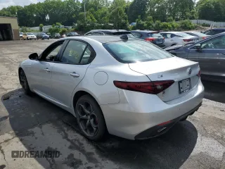 2019 Alfa Romeo Giulia Ti Sport with VIN ZARFANBN9K7608273, listed as a Copart auction lot 55487973 with 0 mi miles. Bid and sale history available at carsss.com. Image 2.
