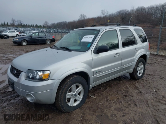 2006 Ford Escape Hybrid with VIN 1FMCU96H16KB20756, listed as a IAAI auction lot 41223286 with 101,829 mi miles and . Bid and sale history available at DreamBid. Image 2.