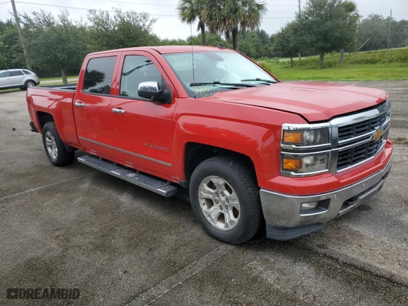 2014 Chevrolet Silverado 1500 LTZ with VIN 3GCUKSEC7EG101629, listed as a Copart auction lot 73912564 with NaN miles and Salvage Title. Bid and sale history available at carsss.com. Image 4.