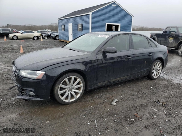 2013 Audi A4 Premium Plus with VIN WAUEFAFLXDN019821, listed as a Copart auction lot 51570375 with 131,669 mi miles and Clean Title. Bid and sale history available at carsss.com. Image 1.