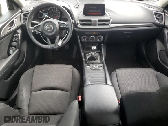 2018 Mazda 3 Sport with VIN 3MZBN1U75JM166548, listed as a Copart auction lot 50704795 with 130,342 mi miles and Salvage Title. Bid and sale history available at DreamBid. Image 8.