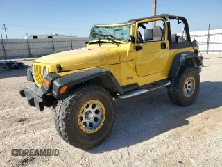 2001 Jeep Wrangler SE with VIN 1J4FA29P81P308796, listed as a Copart auction lot 66028964 with 178,271 mi miles and Salvage Title. Bid and sale history available at carsss.com. Image 1.