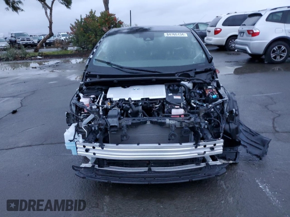 2022 Toyota Prius L Eco with VIN JTDKAMFU9N3180267, listed as a Copart auction lot 84765134 with 0 mi miles and Salvage Title. Bid and sale history available at carsss.com. Image 5.