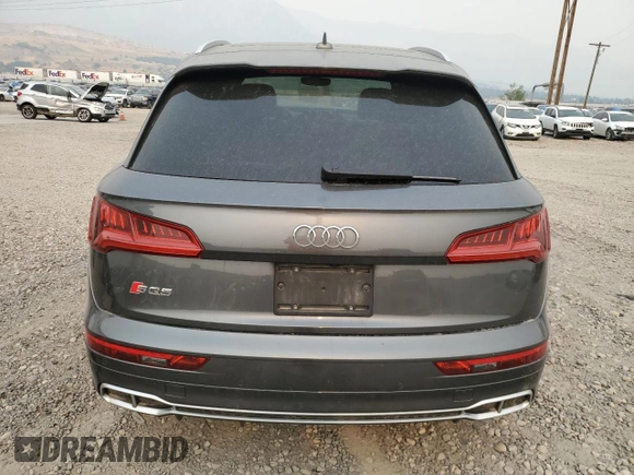 2018 Audi SQ5 Premium Plus with VIN WA1A4AFYXJ2154047, listed as a Copart auction lot 71085584 with 64,018 mi miles and Salvage Title. Bid and sale history available at DreamBid. Image 6.