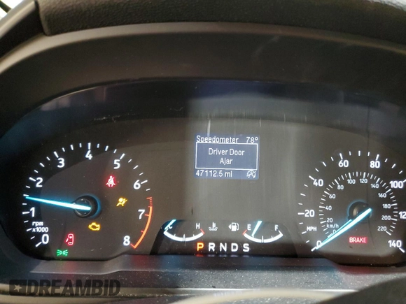 2020 Ford EcoSport S with VIN MAJ3S2FE1LC348968, listed as a Copart auction lot 54856325 with 47,112 mi miles and Salvage Title. Bid and sale history available at DreamBid. Image 9.