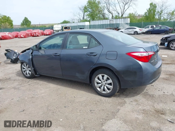 2015 Toyota Corolla L with VIN 2T1BURHE1FC381115, listed as a IAAI auction lot 42088980 with 203,493 mi miles and . Bid and sale history available at DreamBid. Image 3.