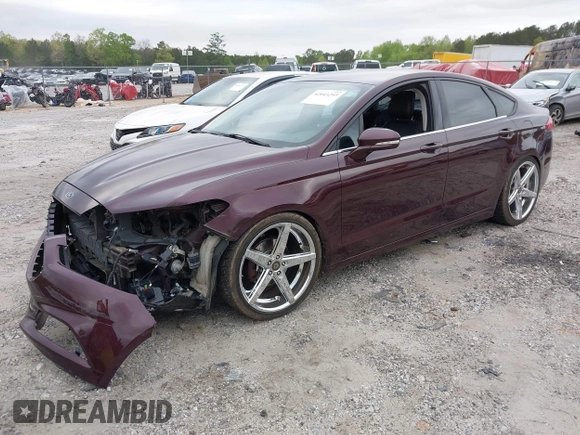 2013 Ford Fusion SE with VIN 3FA6P0H71DR321516, listed as a IAAI auction lot 42043293 with 106,659 mi miles. Bid and sale history available at carsss.com. Image 2.