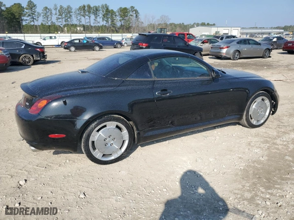 2004 Lexus SC 430 with VIN JTHFN48Y640054744, listed as a Copart auction lot 43998075 with 395,684 mi miles and Clean Title. Bid and sale history available at carsss.com. Image 3.