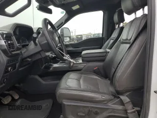 2023 Ford F-150 XL with VIN 1FTFW1E80PFB21597, listed as a Copart auction lot 44261435 with 55,566 mi miles and Salvage Title. Bid and sale history available at carsss.com. Image 7.