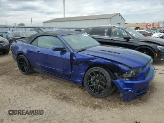 2014 Ford Mustang GT with VIN 1ZVBP8FF7E5208818, listed as a Copart auction lot 53796235 with 65,058 mi miles and Salvage title. Bid and sale history available at DreamBid. Image 4.