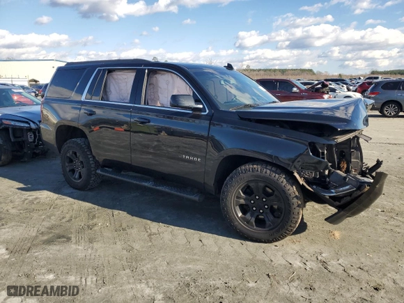 2019 Chevrolet Tahoe LS with VIN 1GNSCAKCXKR375025, listed as a Copart auction lot 86078054 with 0 mi miles and Salvage Title. Bid and sale history available at carsss.com. Image 4.