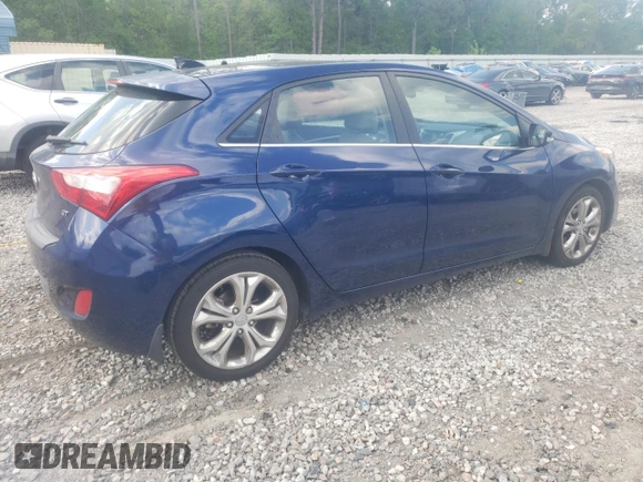 2013 Hyundai Elantra GT with VIN KMHD35LE8DU098489, listed as a Copart auction lot 52319825 with 103,248 mi miles and Salvage Title. Bid and sale history available at carsss.com. Image 3.