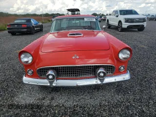 1955 Ford Thunderbird with VIN P5FH185381, listed as a Copart auction lot 73986904 with 2,206 mi miles and Salvage Title. Bid and sale history available at DreamBid. Image 5.