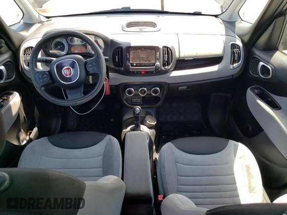 2014 FIAT 500L Easy with VIN ZFBCFABH6EZ027696, listed as a Copart auction lot 64708874 with 93,284 mi miles and Salvage Title. Bid and sale history available at carsss.com. Image 8.