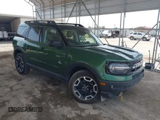 2023 Ford Bronco Sport Outer Banks with VIN 3FMCR9C62PRD07084, listed as a IAAI auction lot 41914187 with 21,256 mi miles and . Bid and sale history available at DreamBid. Image 1.