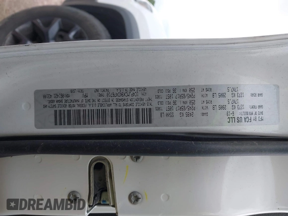 2019 Jeep Cherokee Latitude с VIN 1C4PJMCX9KD476710, выставлен на аукционе IAAI как лот 42447430 с пробегом 136 452 миль миль и . История ставок и продаж доступна на DreamBid. Изображение 9.